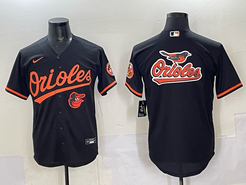 Men 2025 Baltimore Orioles Blank black Nike MLB Jersey style 035->baltimore orioles->MLB Jersey